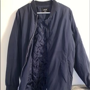 Active USA Dark Blue Long Coat